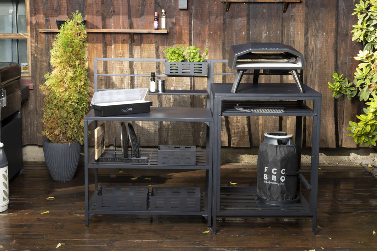 FCC utekjøkken henge kurv