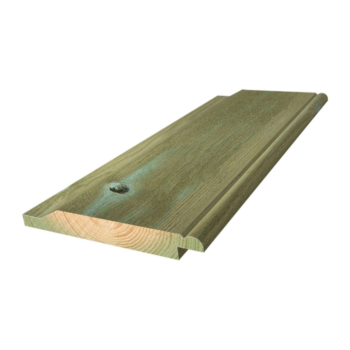 19x148 dobbelfals 28 gr impregnert furu kledning