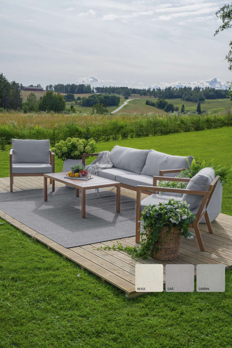 Bohem Røst sofagruppe uten putetrekk