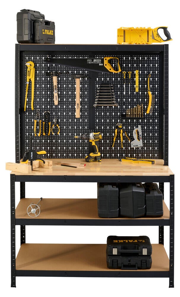Probuilder arbeidsbenk med hyller
