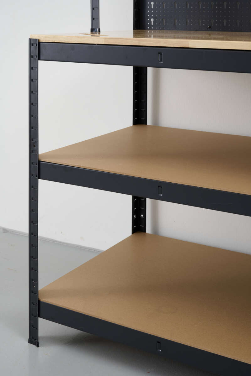 Probuilder arbeidsbenk med hyller