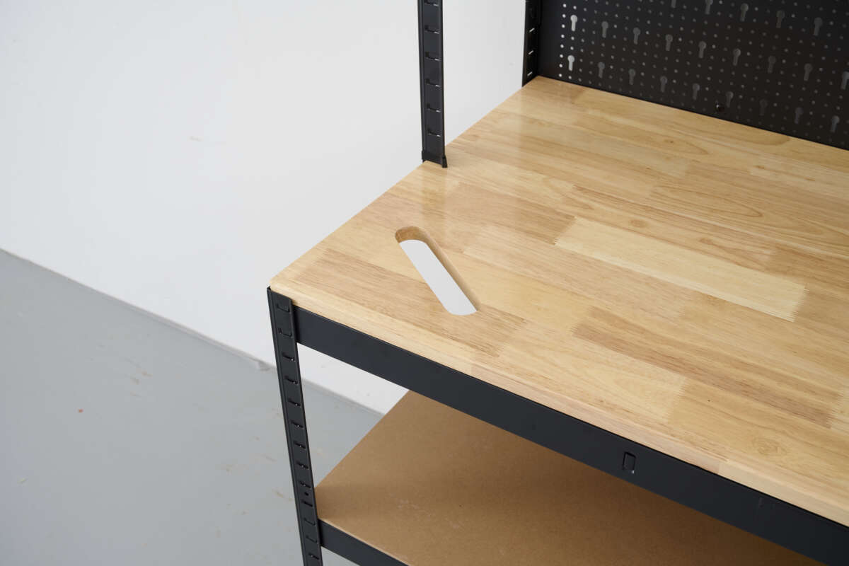 Probuilder arbeidsbenk med hyller