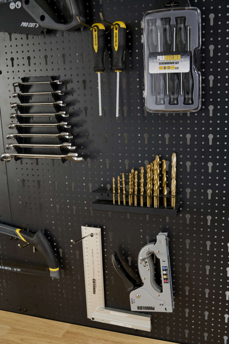 Probuilder arbeidsbenk med hyller