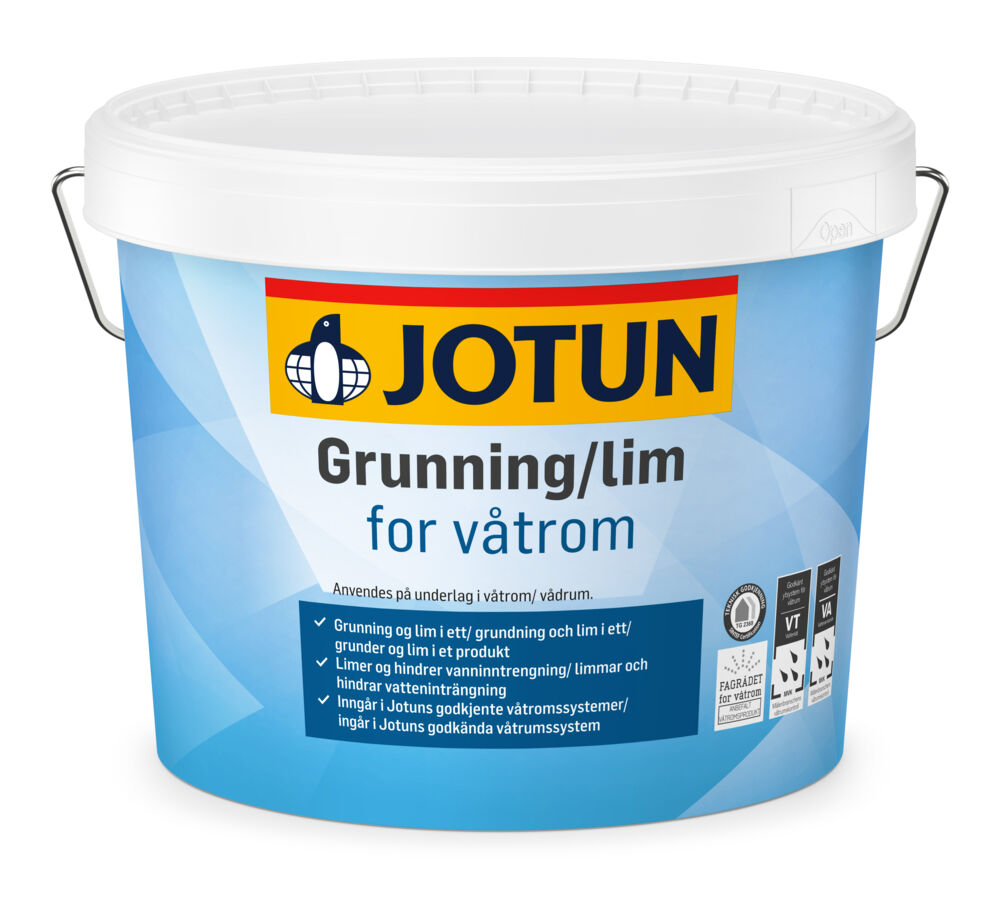 Jotun grunning/lim for våtrom 3l