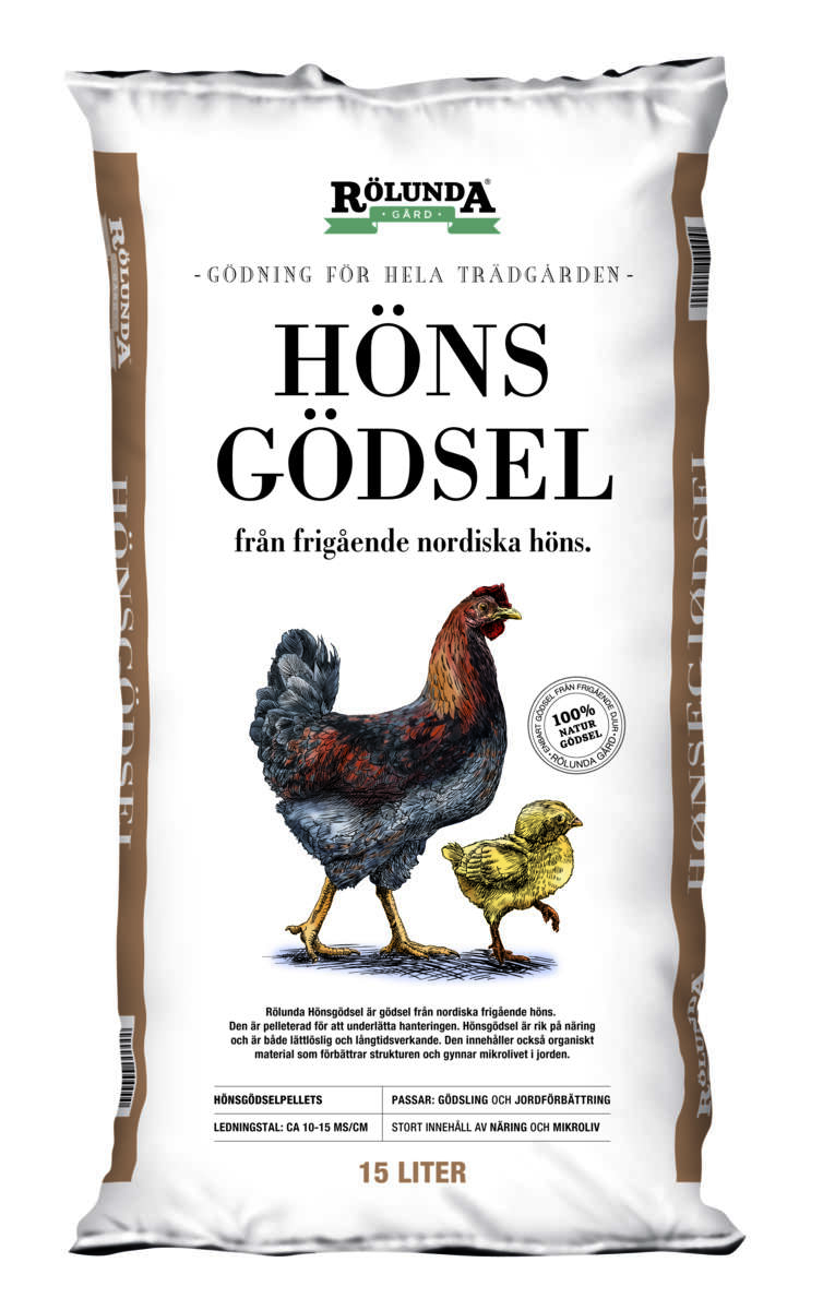 Rölunda gård hønsegjødsel 15 liter