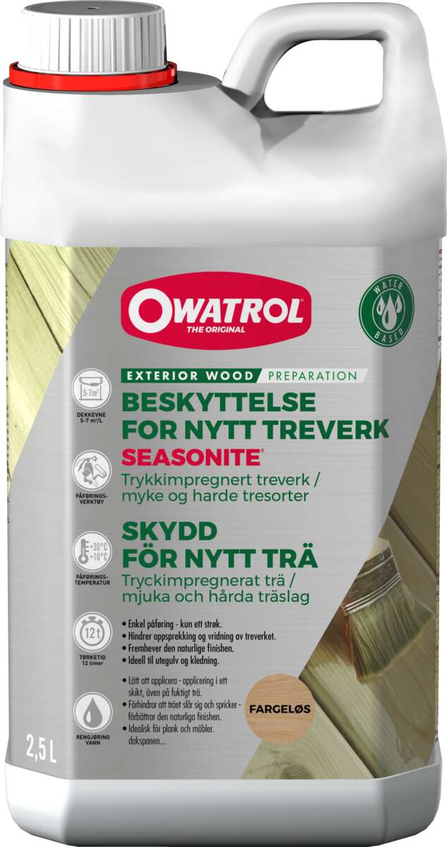 Owatrol Seasonite beskyttelse for treverk