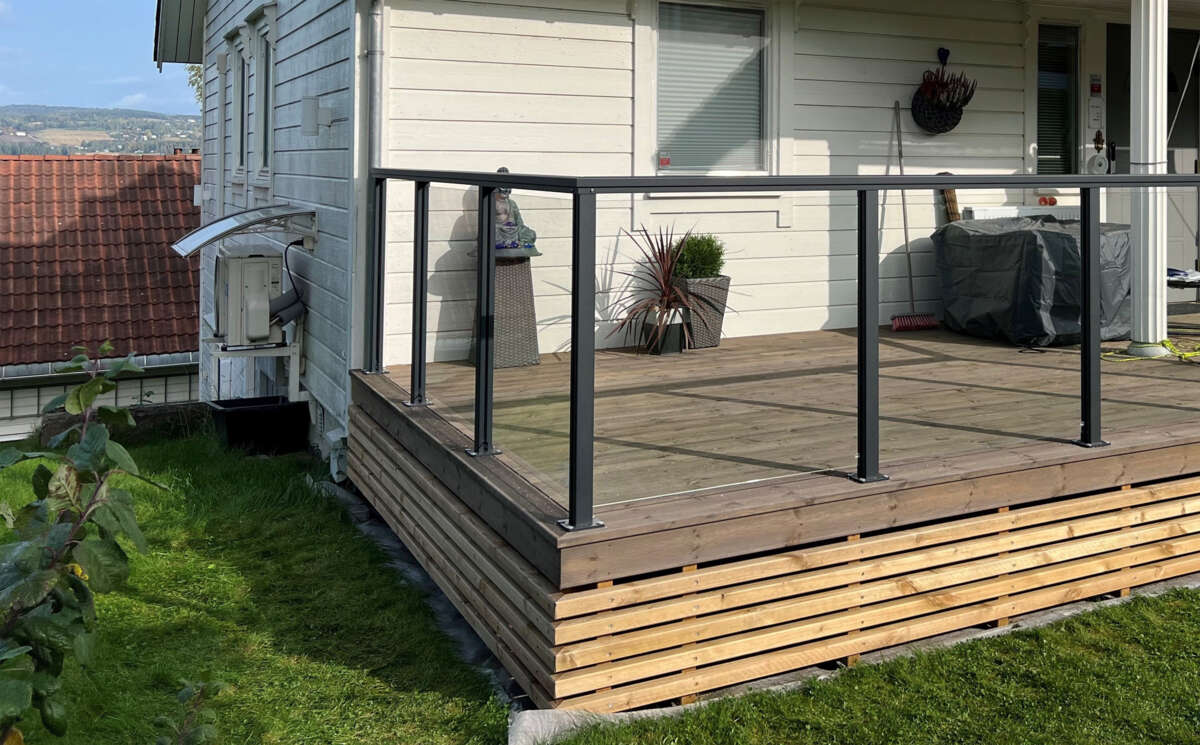 IDT Simple 6 mm glass til gjerde