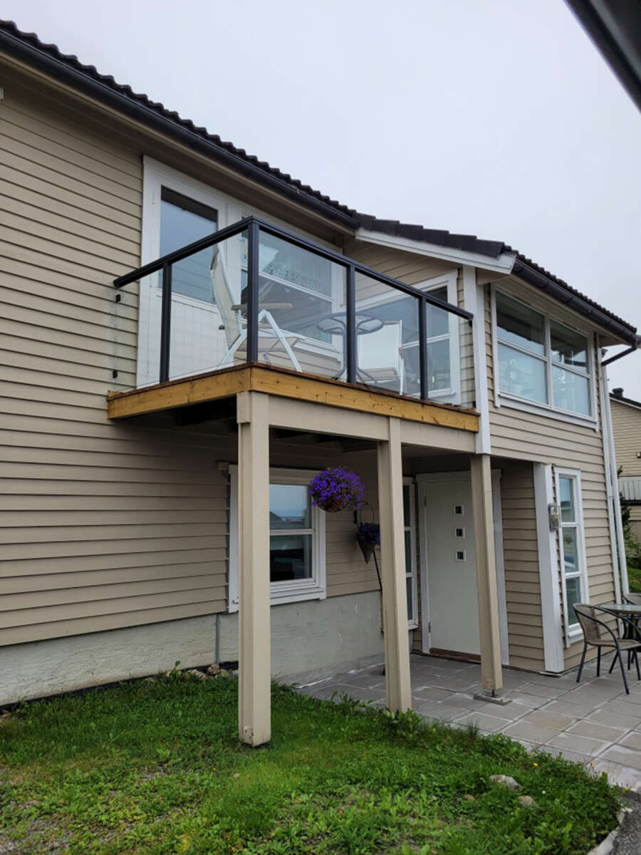 IDT Frame 970 mm stolpepakke til rekkverk