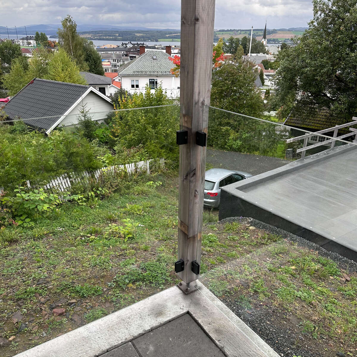 IDT Frame 8,76 mm glassklemme til rekkverk 2-pk