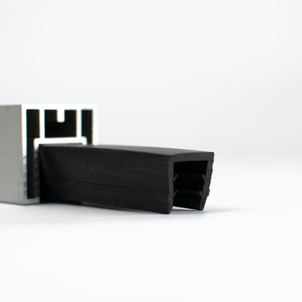 IDT Pure Gummilist håndløper 40x40mm og Ø50mm
