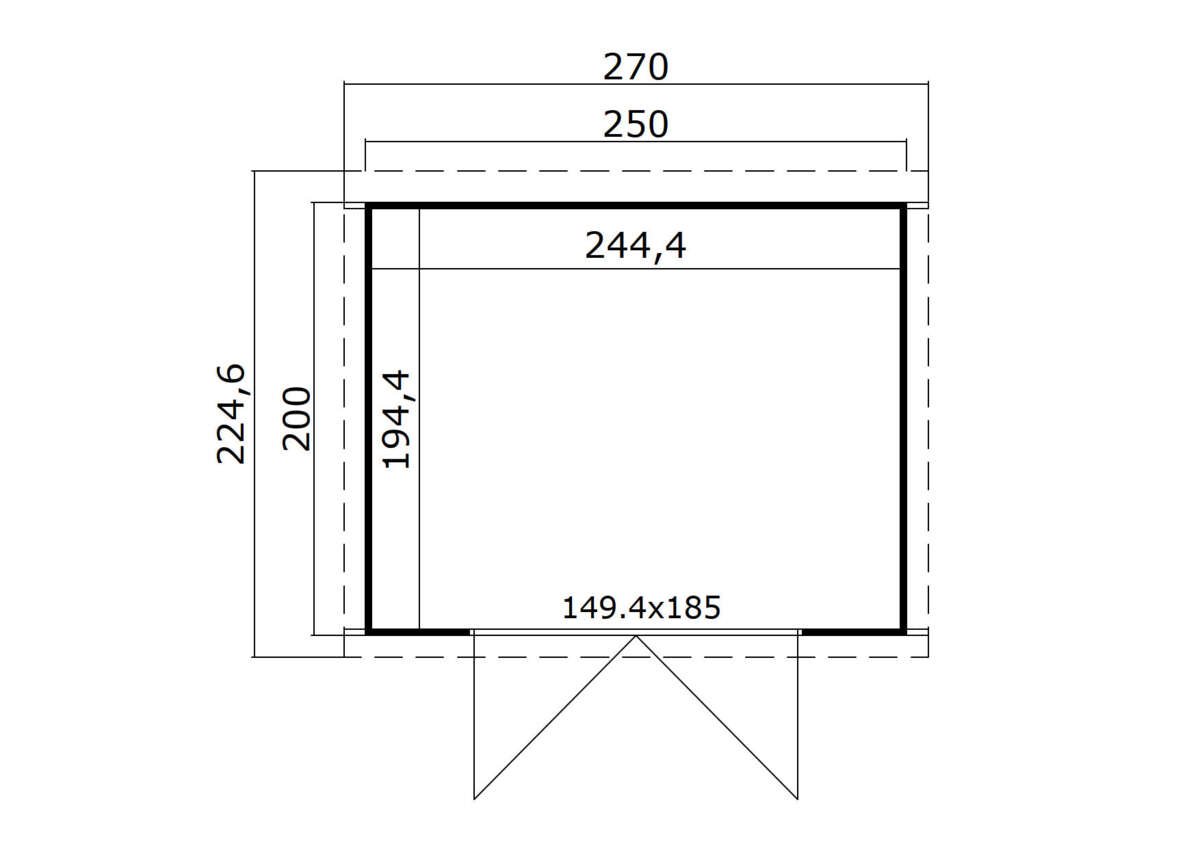 Krifon Oslo 2 bred bod 5 m2