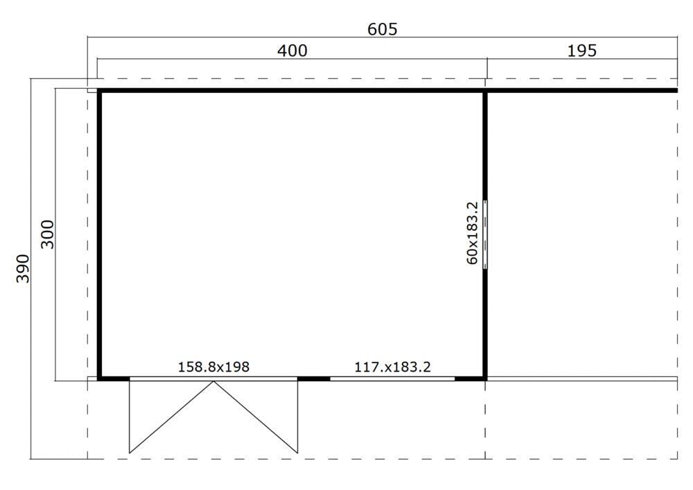 Krifon Sjøbris anneks 12+11 m2