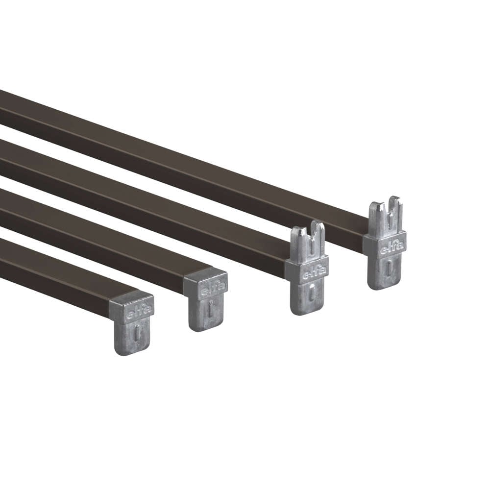 Elfa Klikk-inn graphite 450 mm tverrstag 4-pk