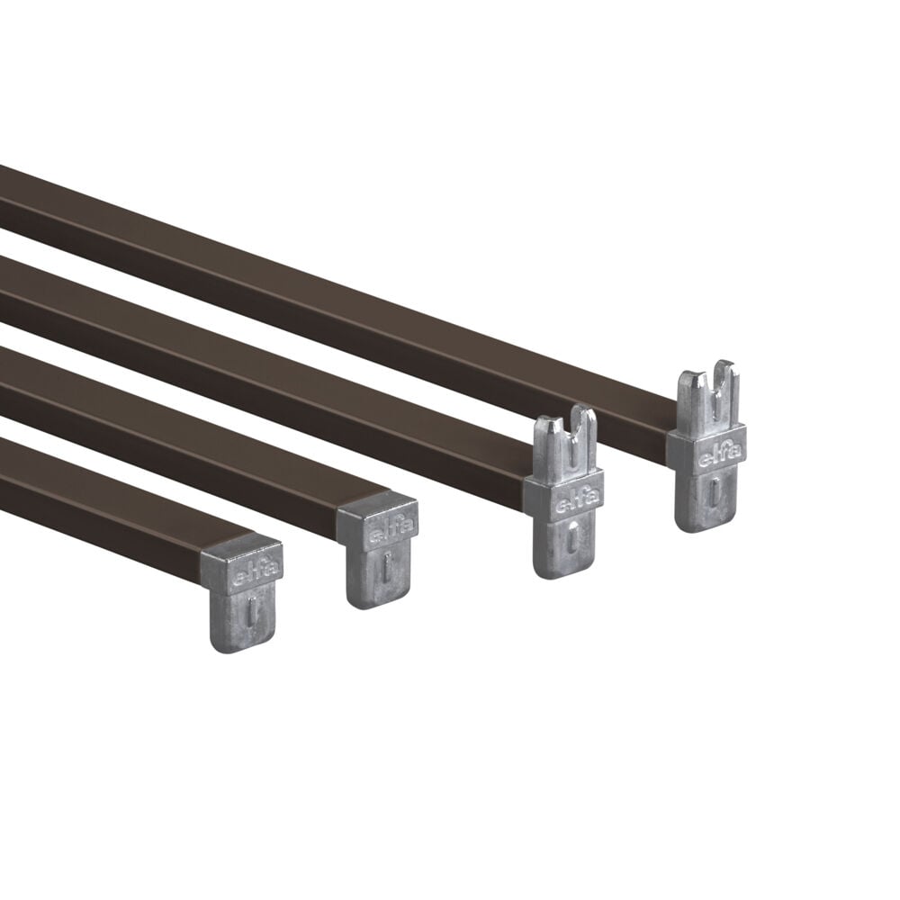 Elfa 450 mm graphite tverrstag 4-pk