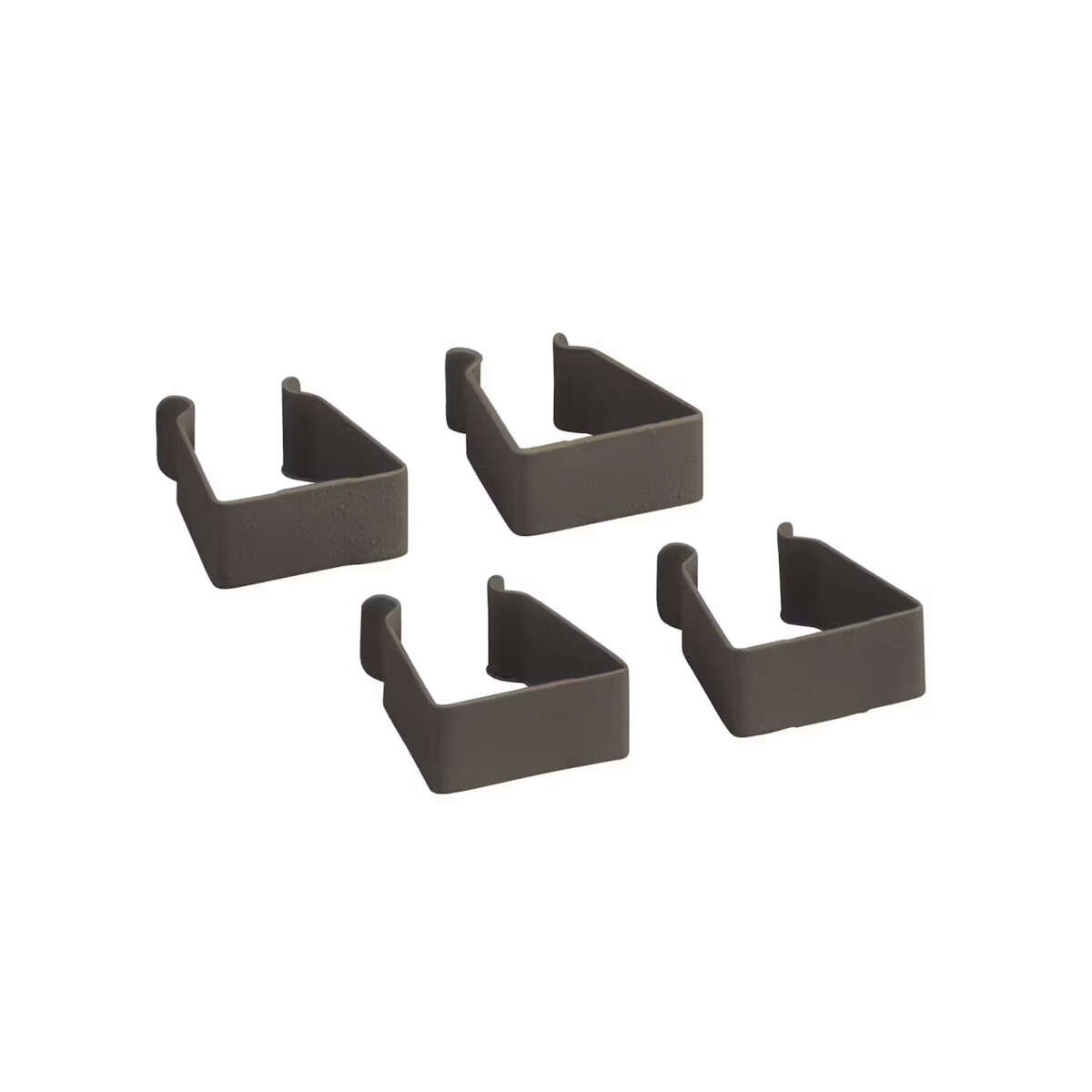 Elfa Klikk-inn graphite klips for kurvstativ 4-pk