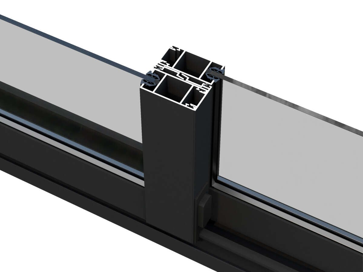 Palmako Slide skyvedør i aluminium m/glass