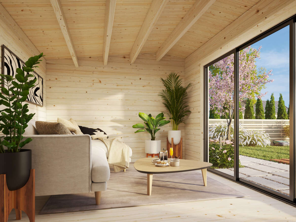 Palmako Slide skyvedør i aluminium m/glass