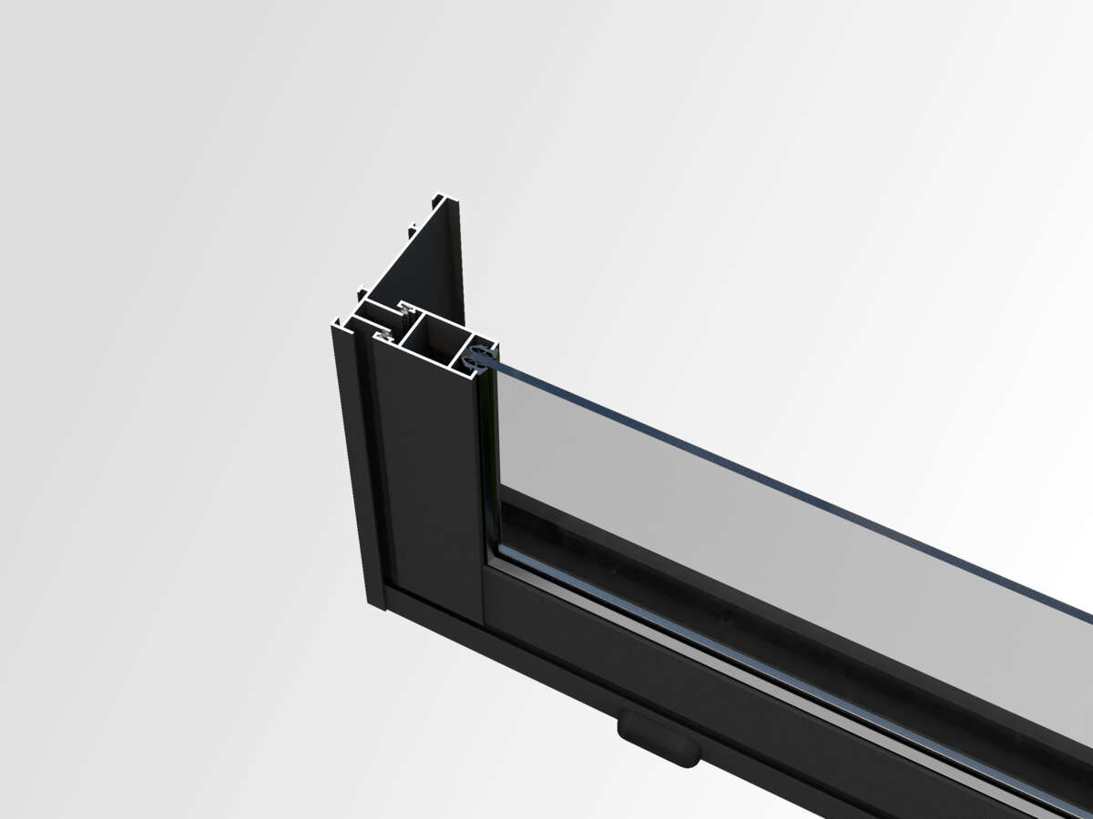 Palmako Slide skyvedør i aluminium m/glass
