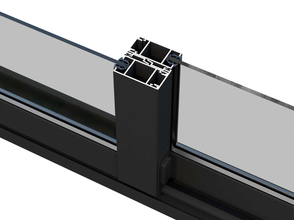 Palmako Slide skyvedør i aluminium m/glass