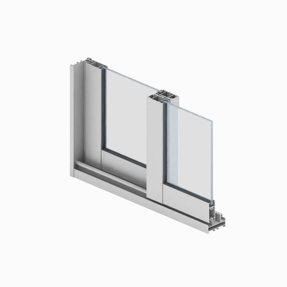 Palmako Slide skyvedør i aluminium m/glass