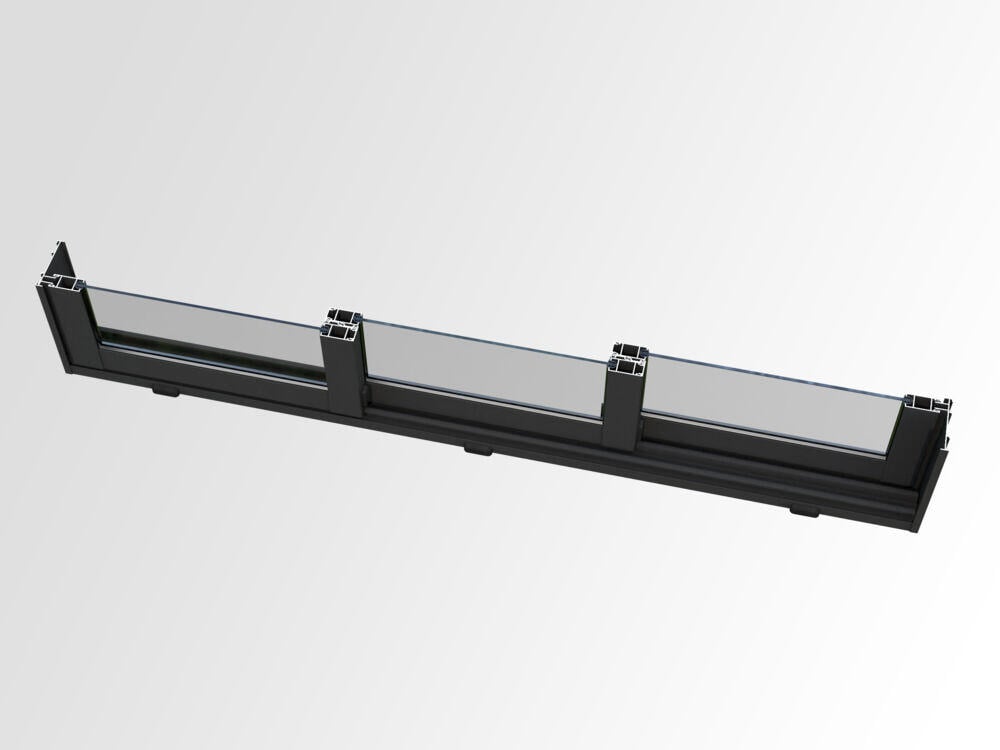 Palmako Slide skyvedør i aluminium m/glass