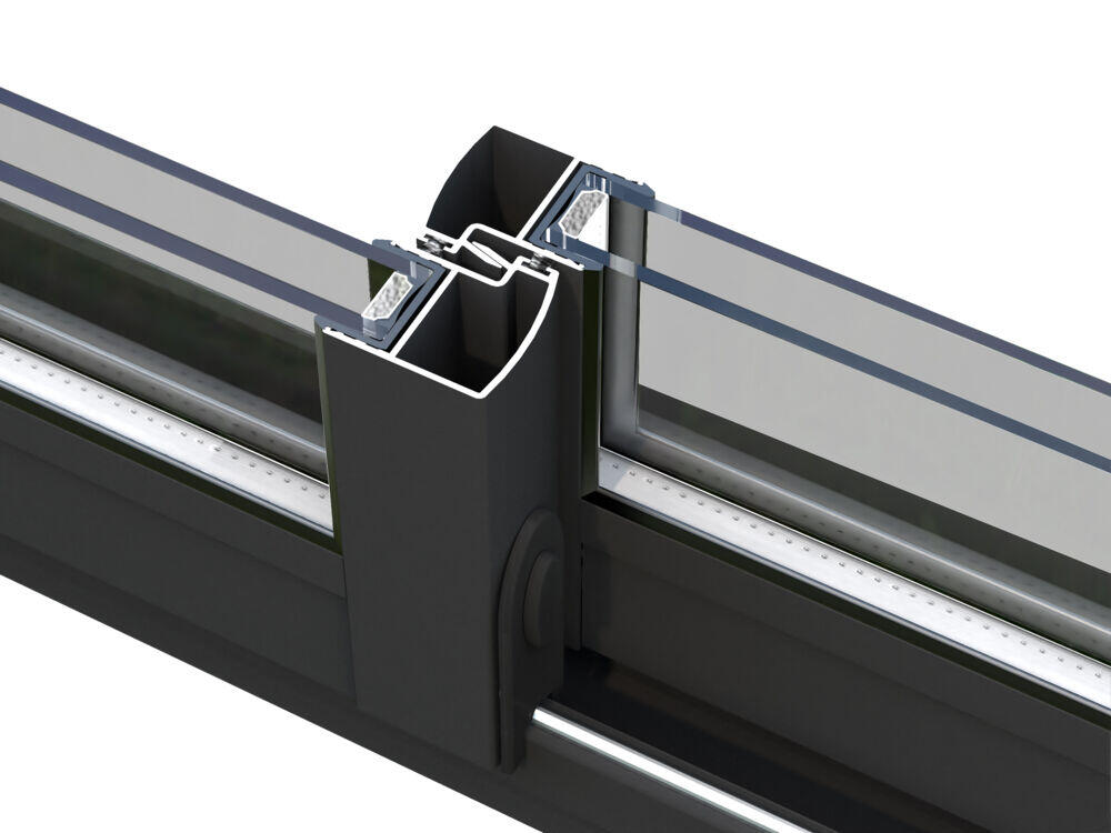 Palmako Slide Plus skyvedør i alu m/isolérglass