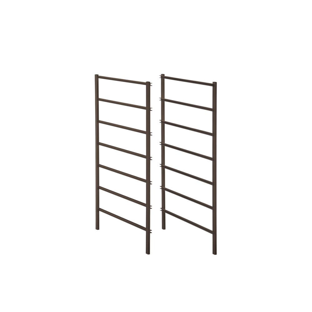 Elfa 740 mm graphite gavelside til kurvstativ