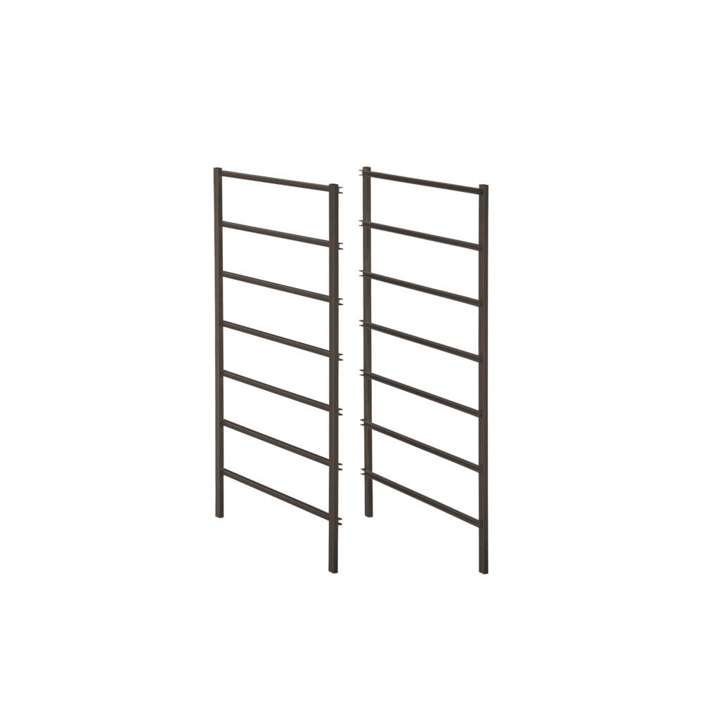 Elfa Klikk-inn graphite 740 mm gavelside til kurvstativ