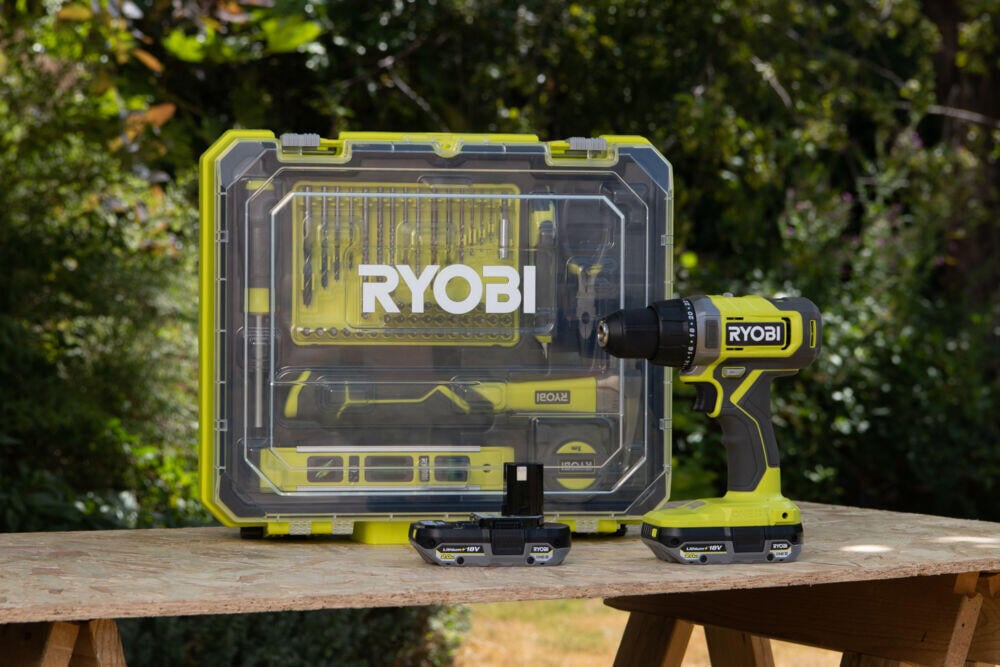 Ryobi ONE+ RDD18-2C20TAH borskrutekker kit m/2 batterier
