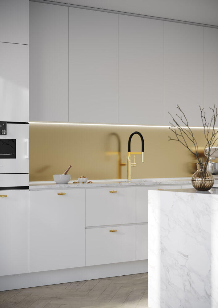 Fibo Gold Kitchen Board, slett overfalte