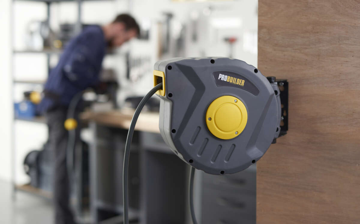 Probuilder trykkluftslangetrommel 10 meter