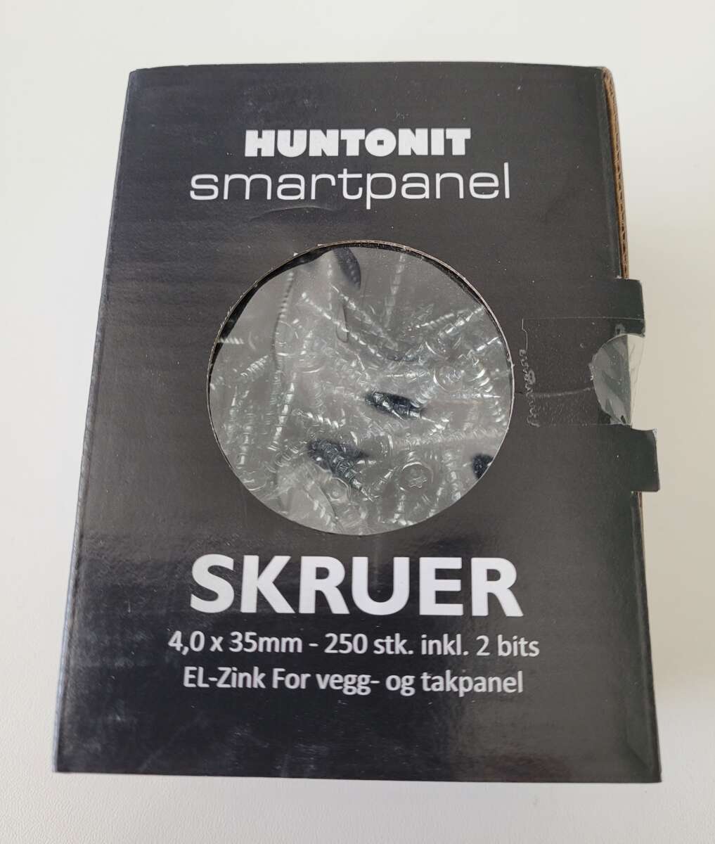 Smartpanel T-tap skruer 4x35 mm til veggplater