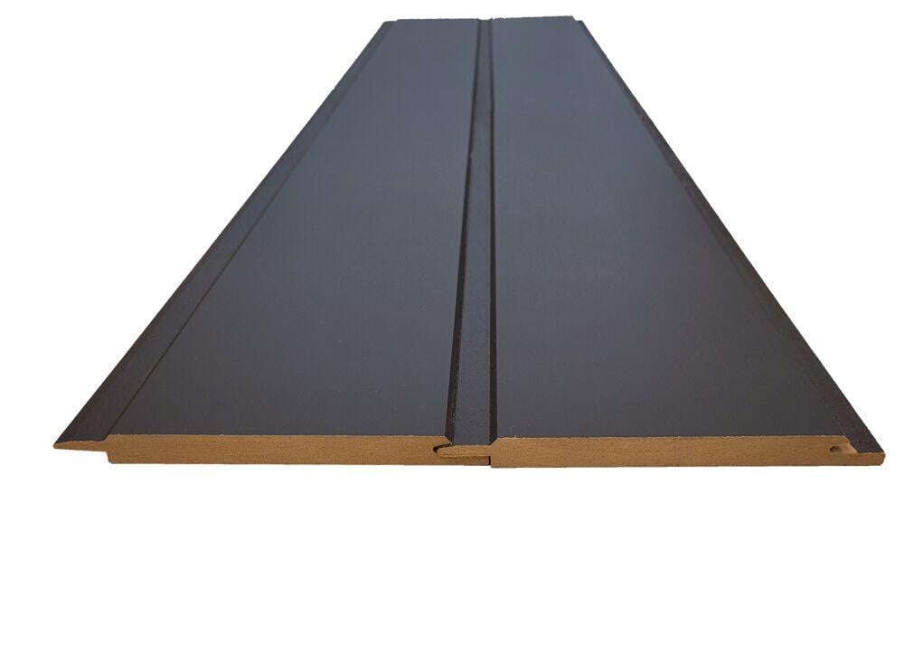 Deco Loft V-fas MDF takbord dempet sort