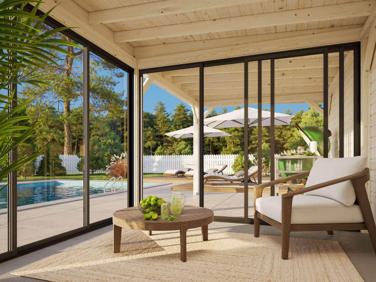 Palmako Lenna 405 hagestue 16.6 m²