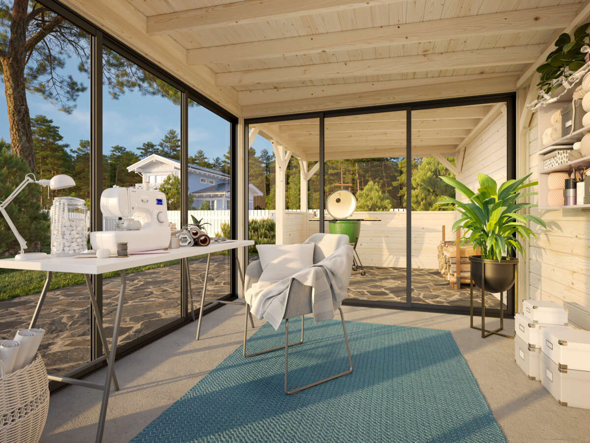 Palmako Lenna 408 hagestue 16.6 m²