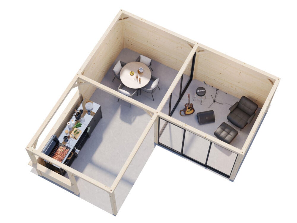 Palmako Lenna 409 hagestue 24.9 m²