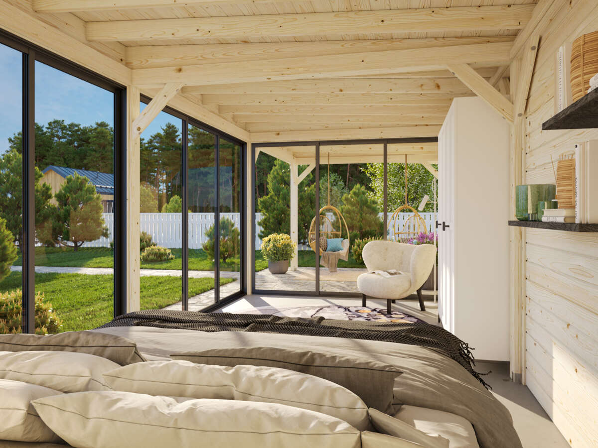 Palmako Lenna 417 hagestue 24.9 m²