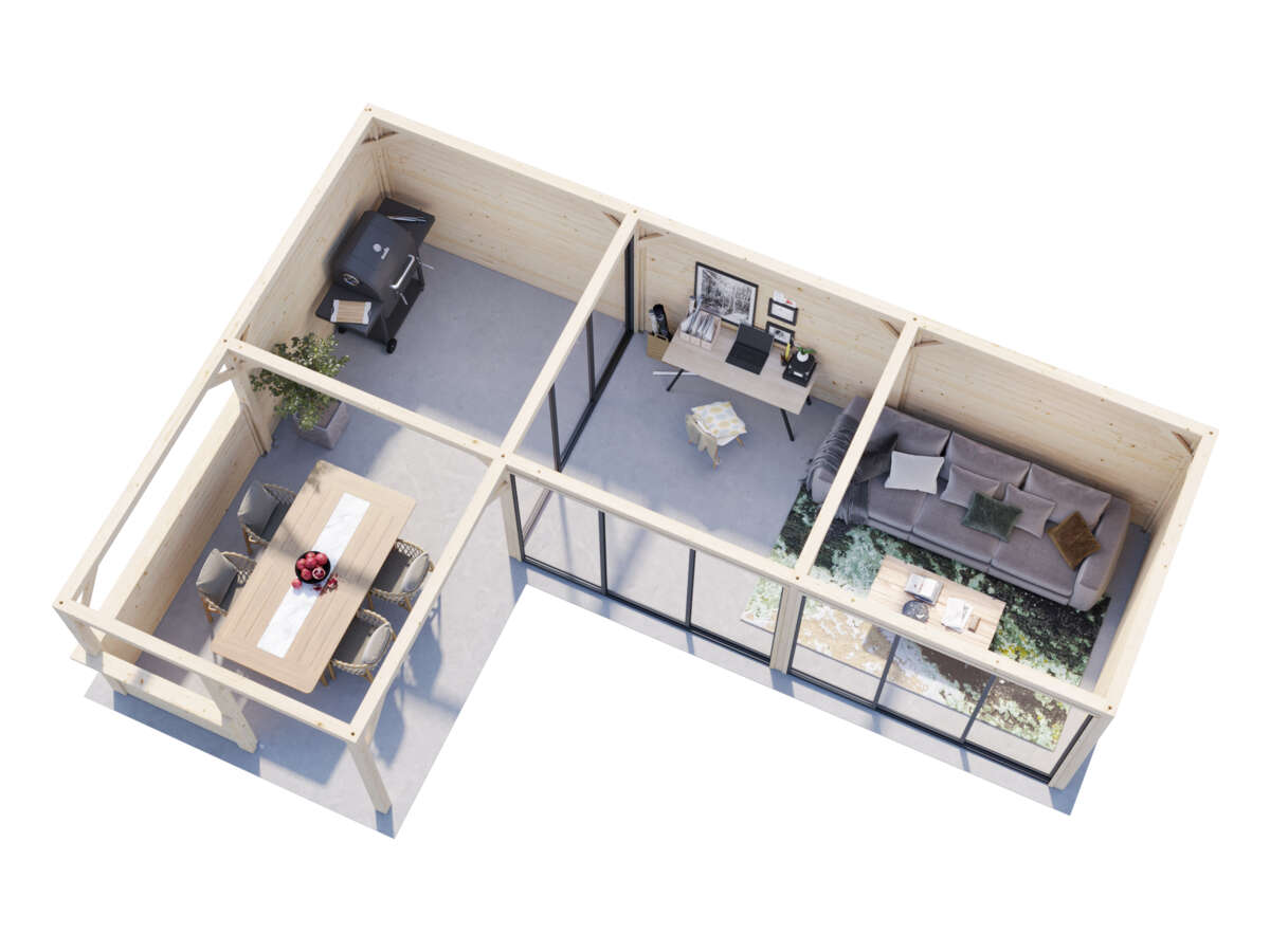 Palmako Lenna 420 hagestue 33.2 m²