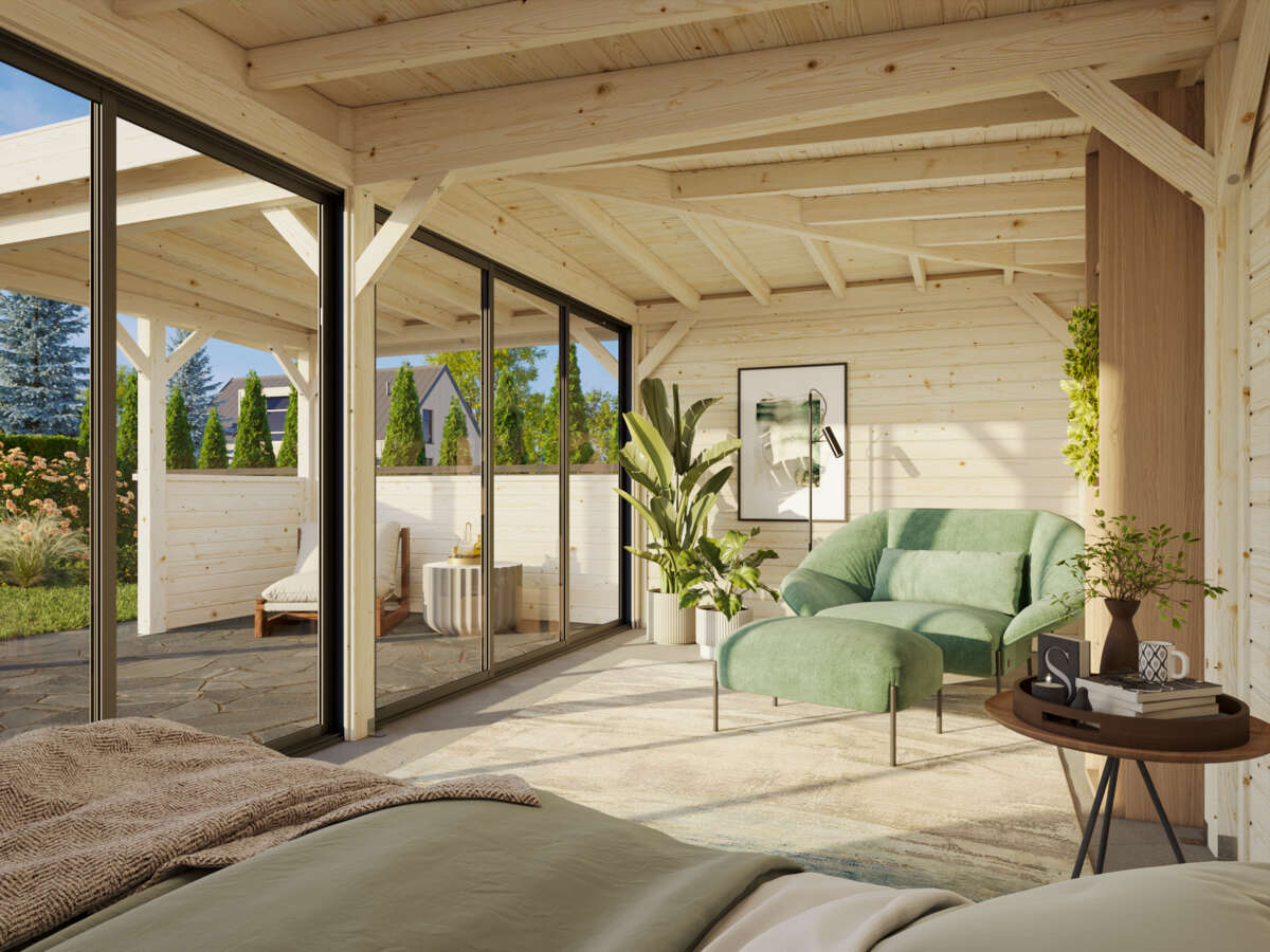 Palmako Lenna 422 hagestue 33.2 m²