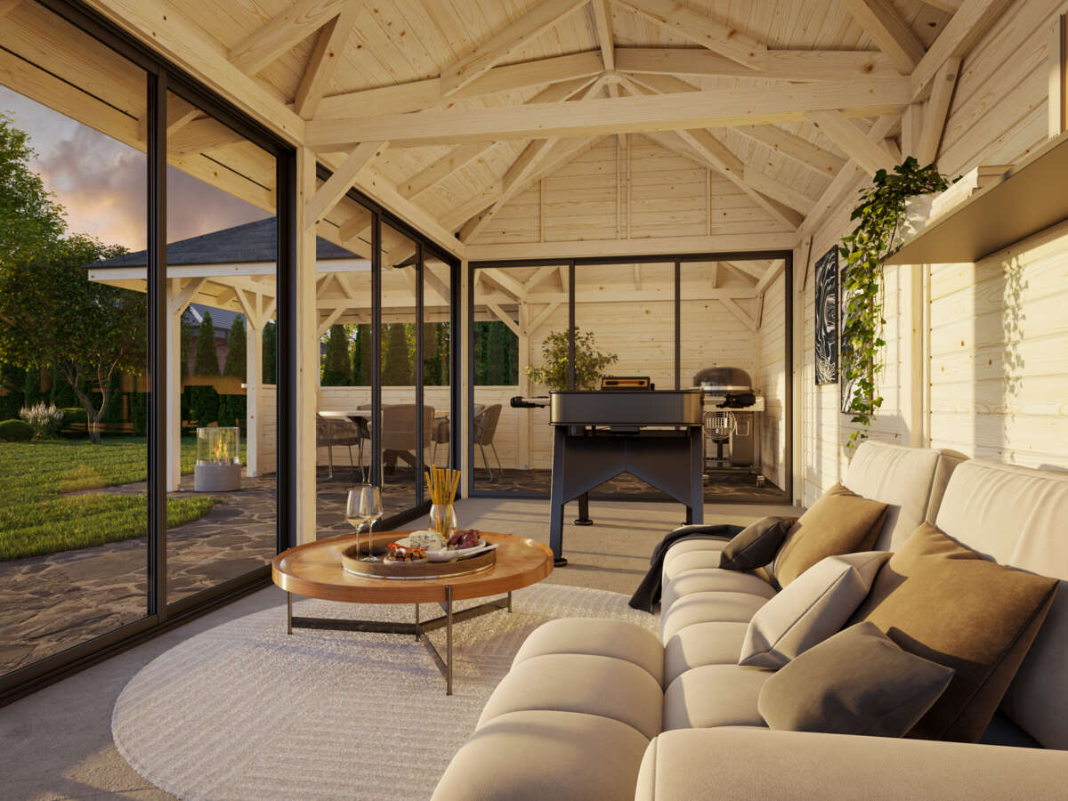 Palmako Bianca 221 hagestue 33.2 m²