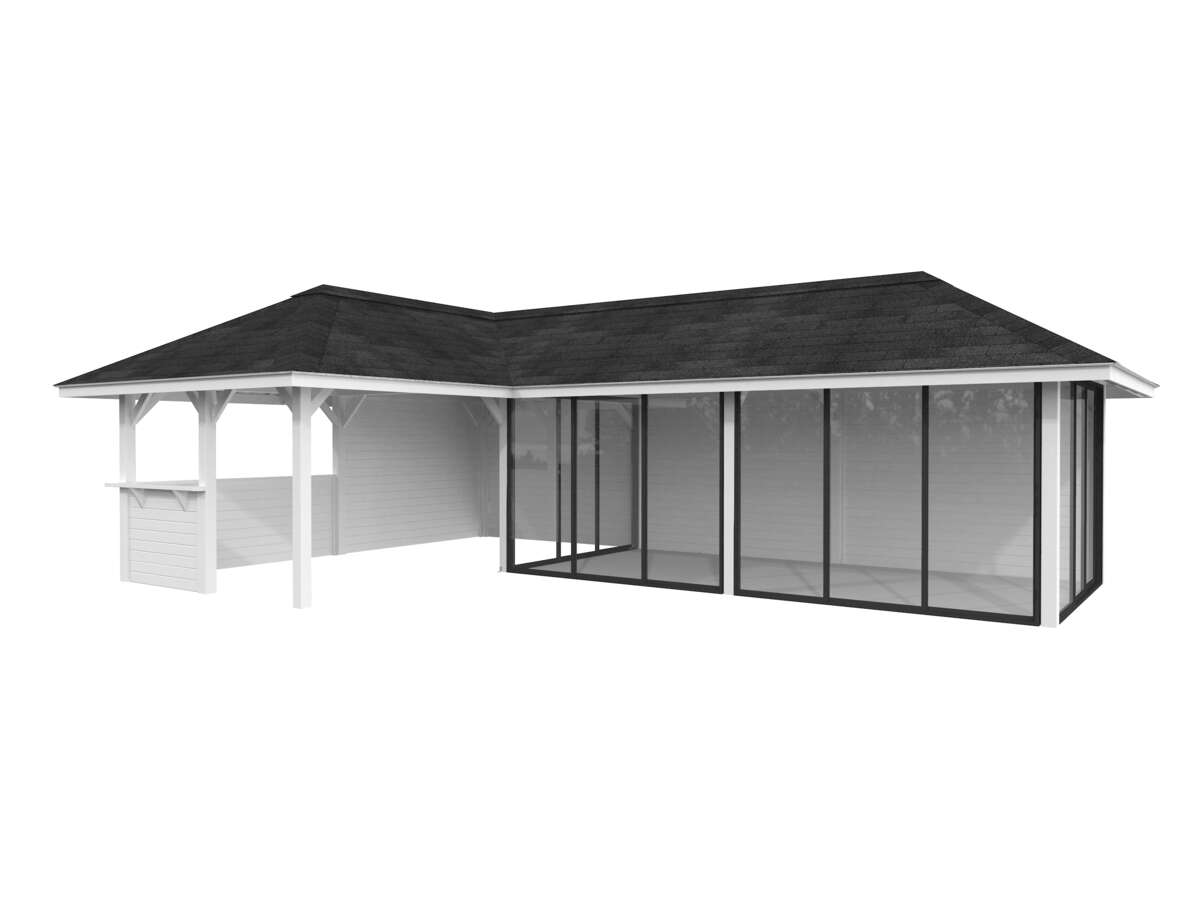 Palmako Bianca 221 hagestue 33.2 m²
