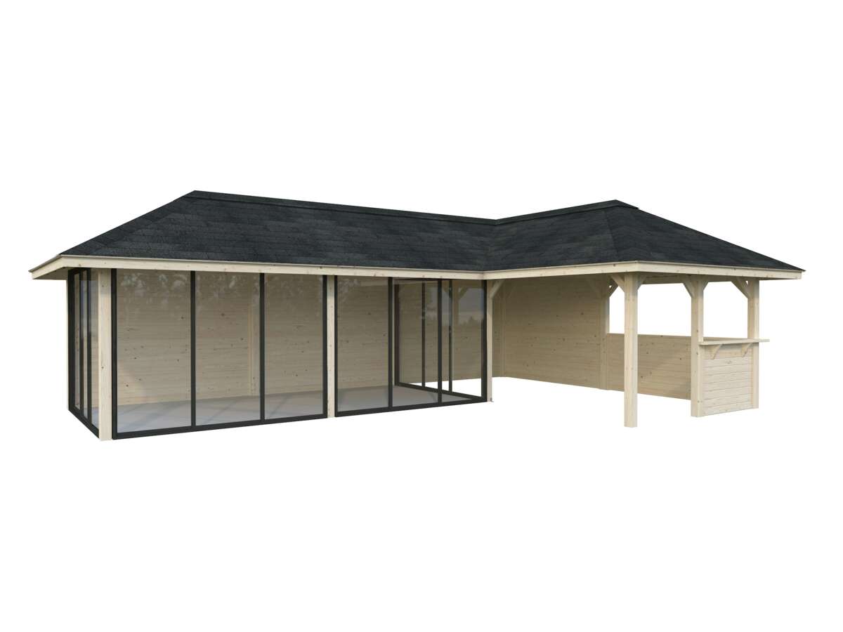 Palmako Bianca 221 hagestue 33.2 m²
