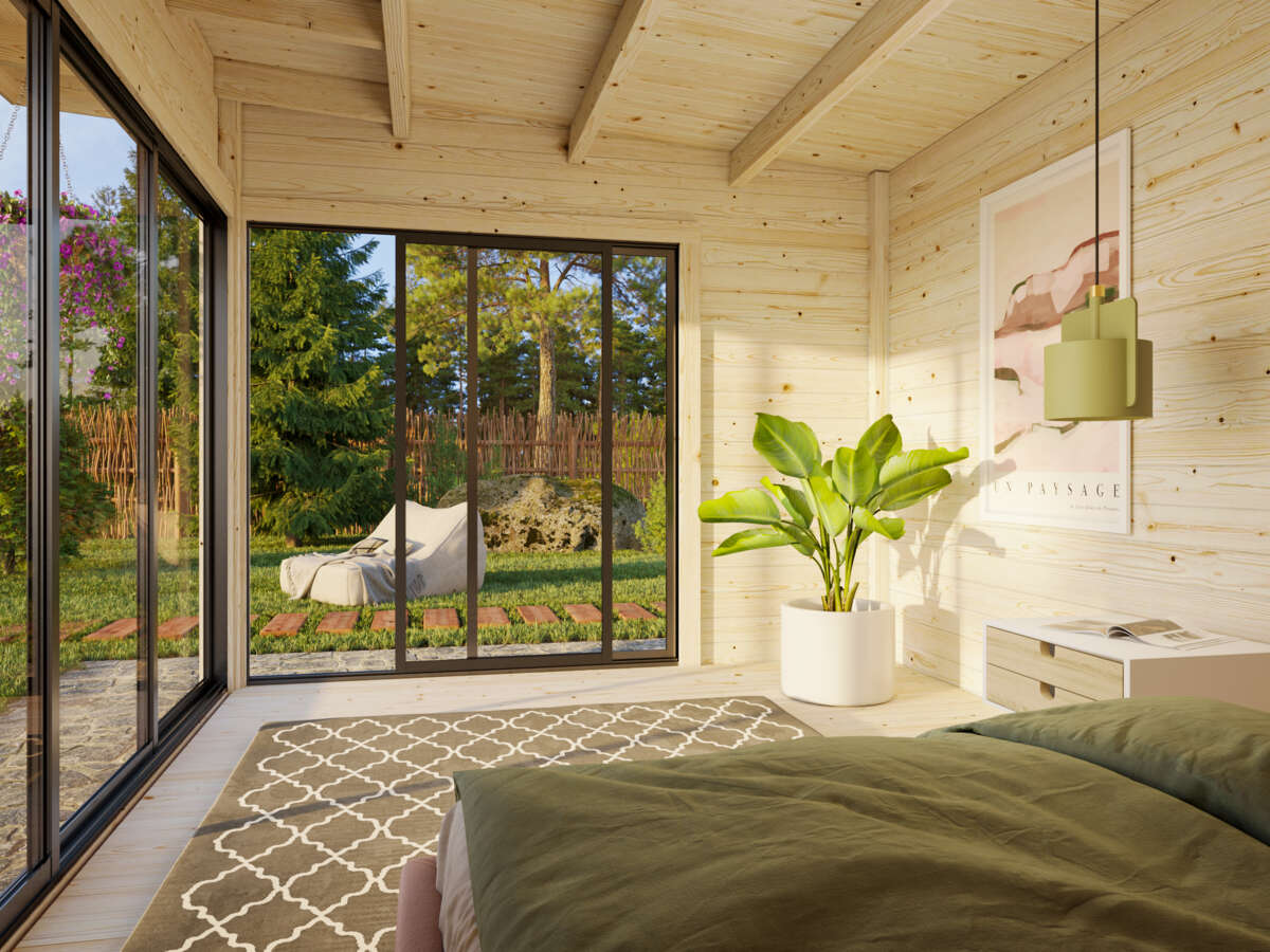 Palmako Andrea Slide hagestue 11.2 m²