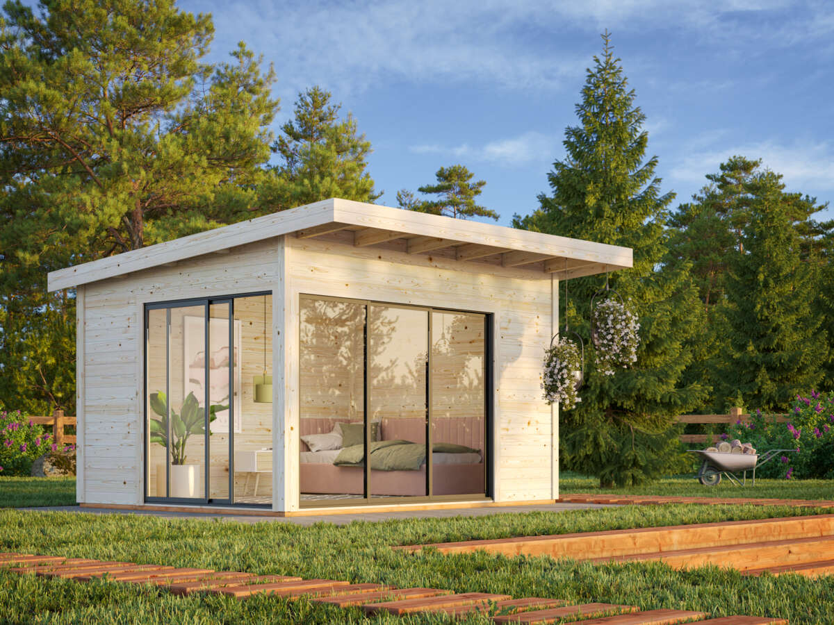 Palmako Andrea Slide Plus hagestue 11.2 m²