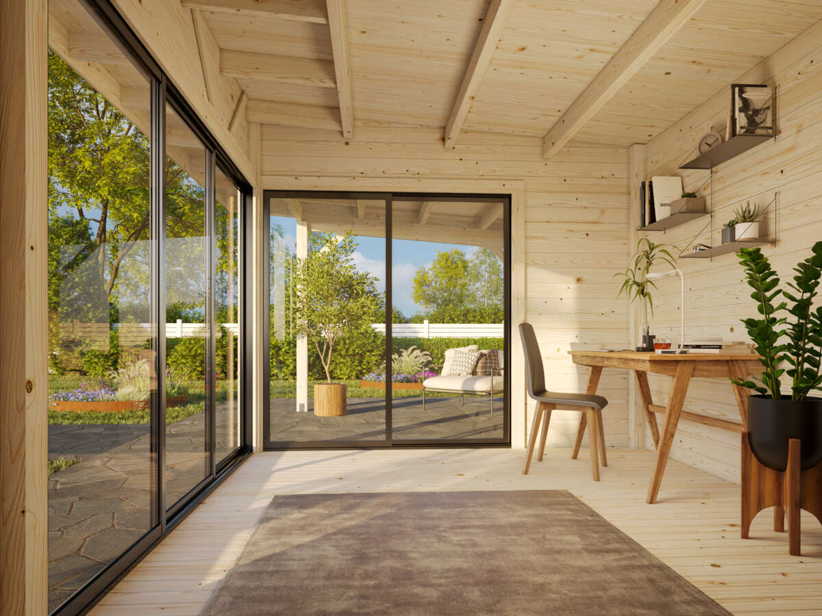 Palmako Andrea Slide hagestue 11.2+7,9 m²