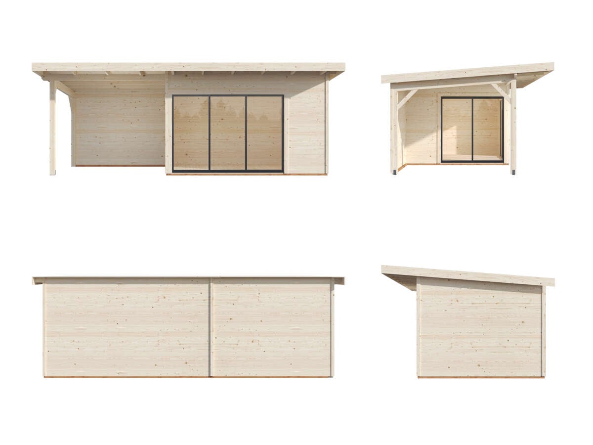 Palmako Andrea Slide hagestue 11.2+7,9 m²