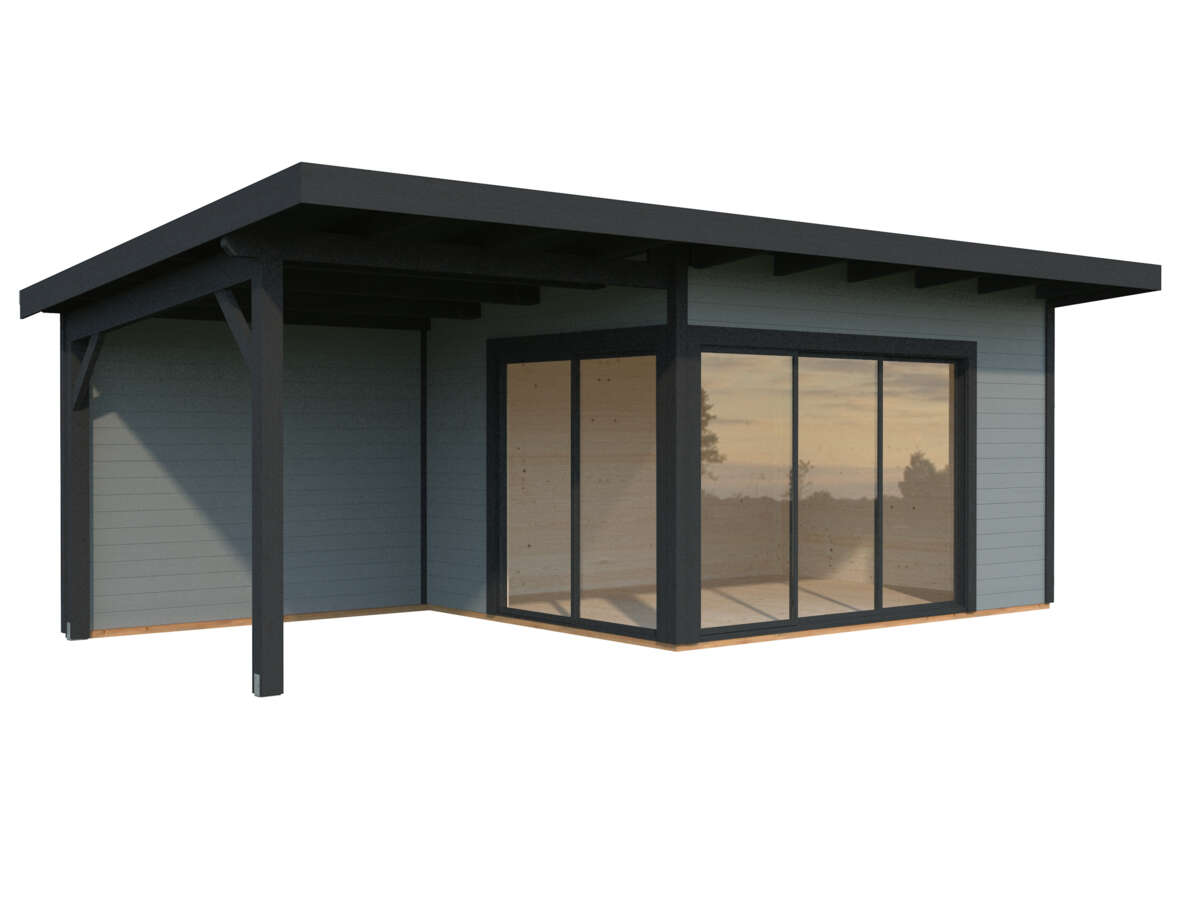 Palmako Andrea Slide Plus hagestue 11.2+7,9 m²