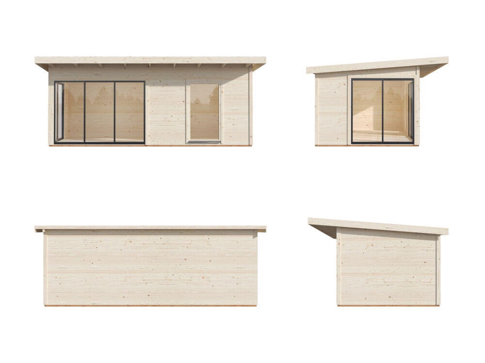 Palmako Andrea Slide Plus hagestue 17.1 m²