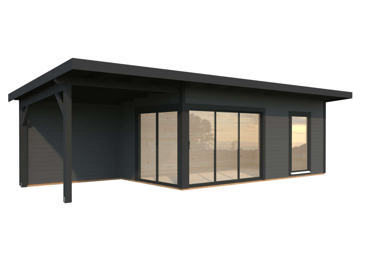 Palmako Andrea Slide Plus hagestue 17.1+7,9 m²