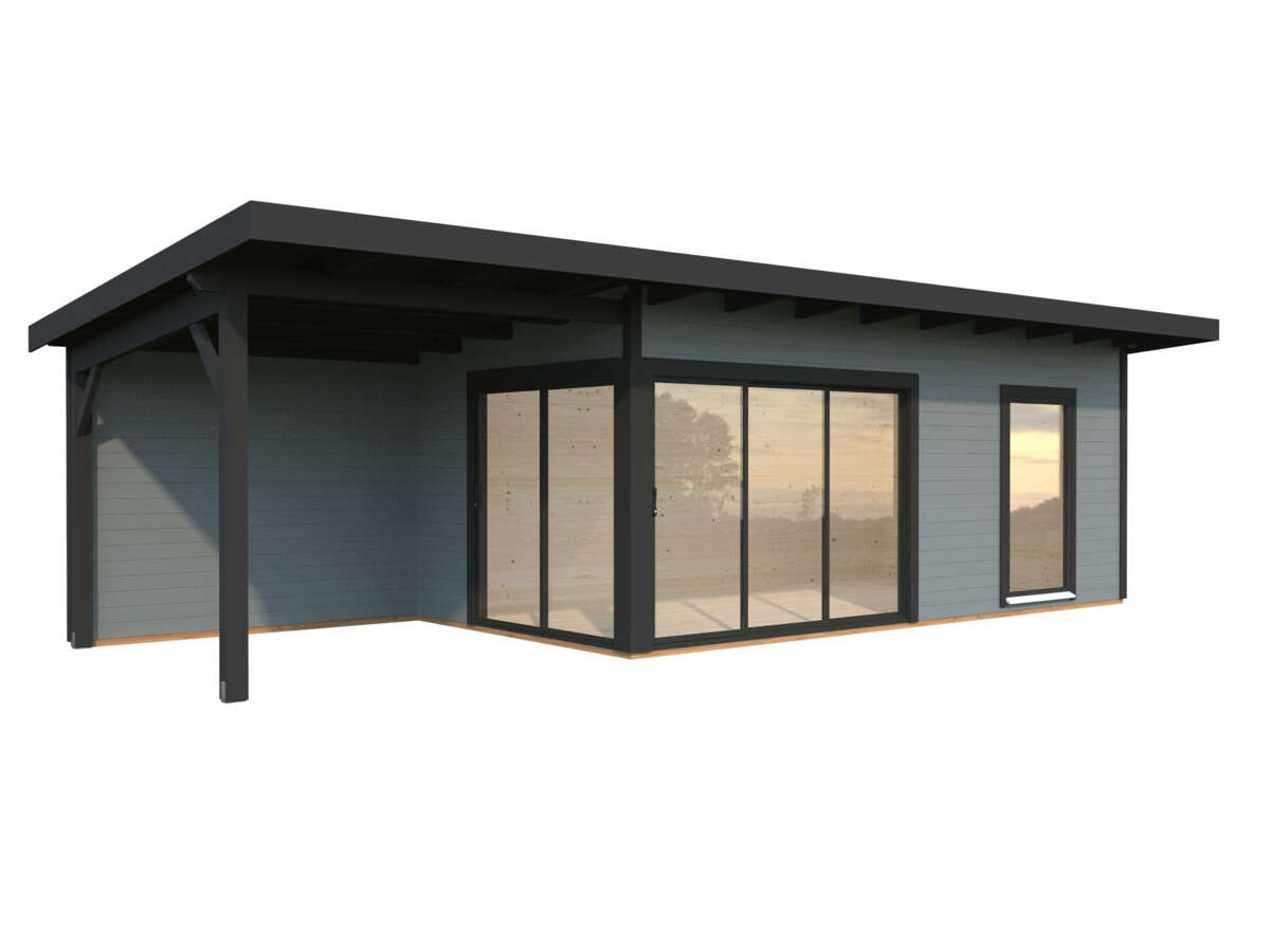 Palmako Andrea Slide Plus hagestue 17.1+7,9 m²